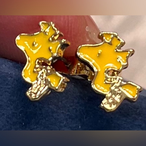 Snoopy and Woodstock Earrings Peanuts Officially Licensed Jewelry Stud Earrings - Picture 5 of 10